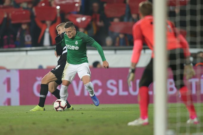 Eldar Čivič v ligovém zápase Sparta - Jablonec.