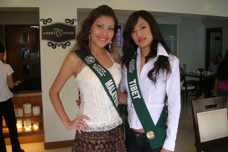 Miss Tibet a Miss Malajsie 2006