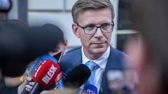 Krajské volby 2024: Martin Kupka ve volebním štábu ODS