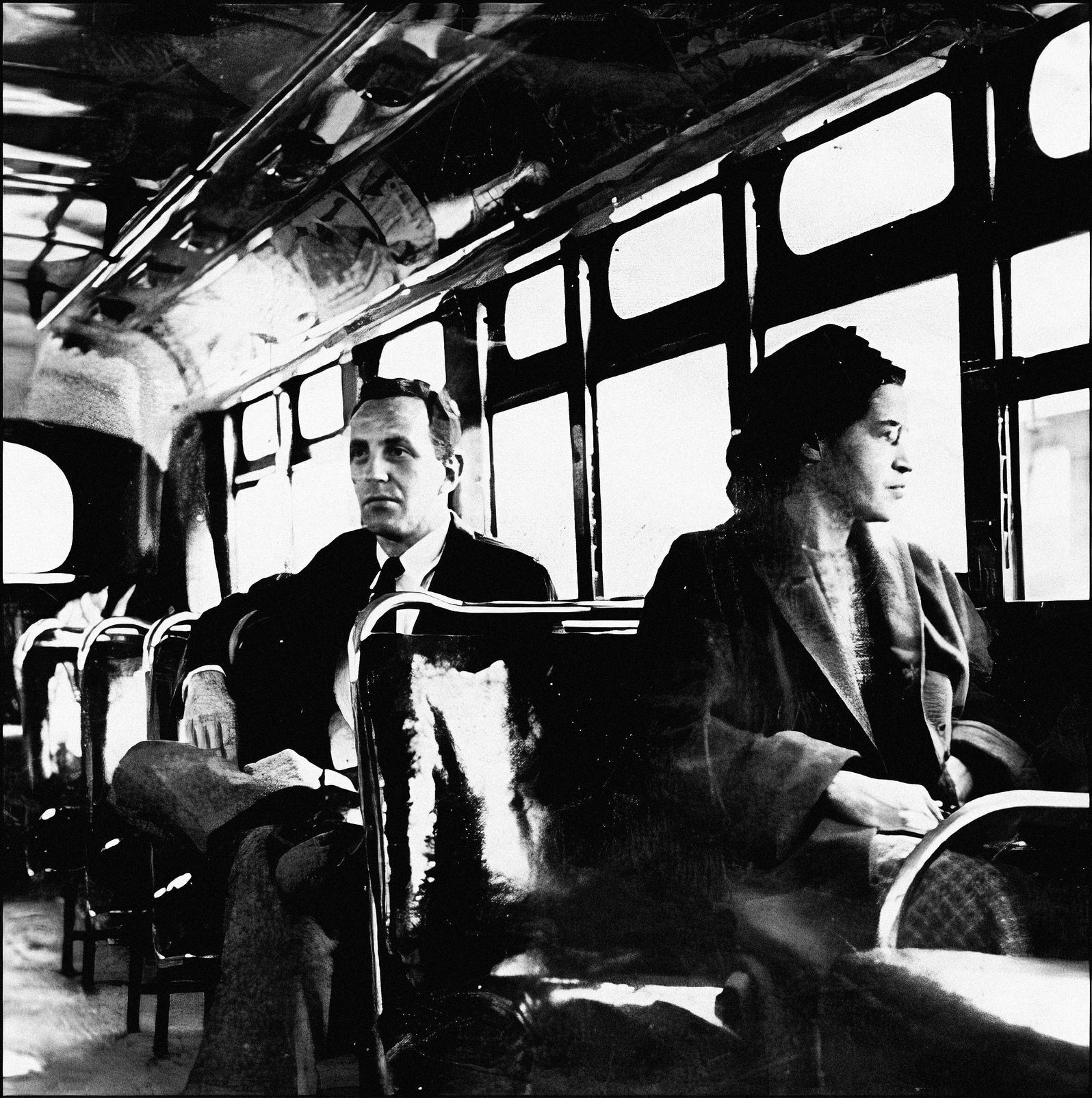 Jednorázové užití / Fotogalerie / Před 65 lety v USA zatkli bojovnici proti rasové segregaci Rosu Parksovou