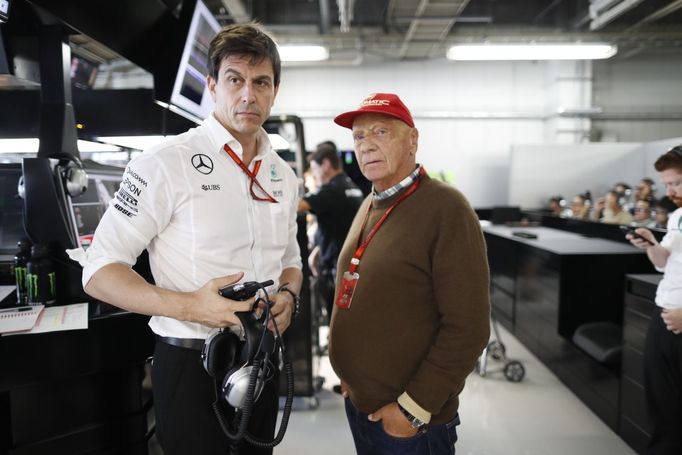 F1: Toto Wolff a Niki Lauda, Mercedes