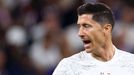 Robert Lewandowski v osmifinále MS 2022 Francie - Polsko