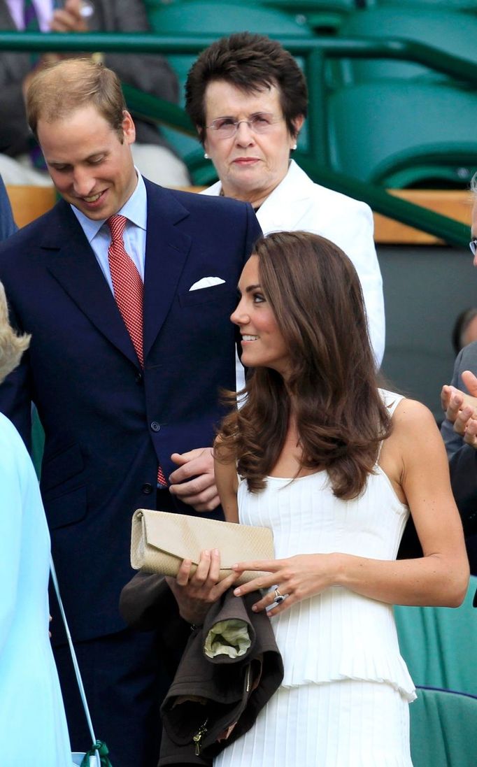 Wimbledon 2011 - princ William a Kate