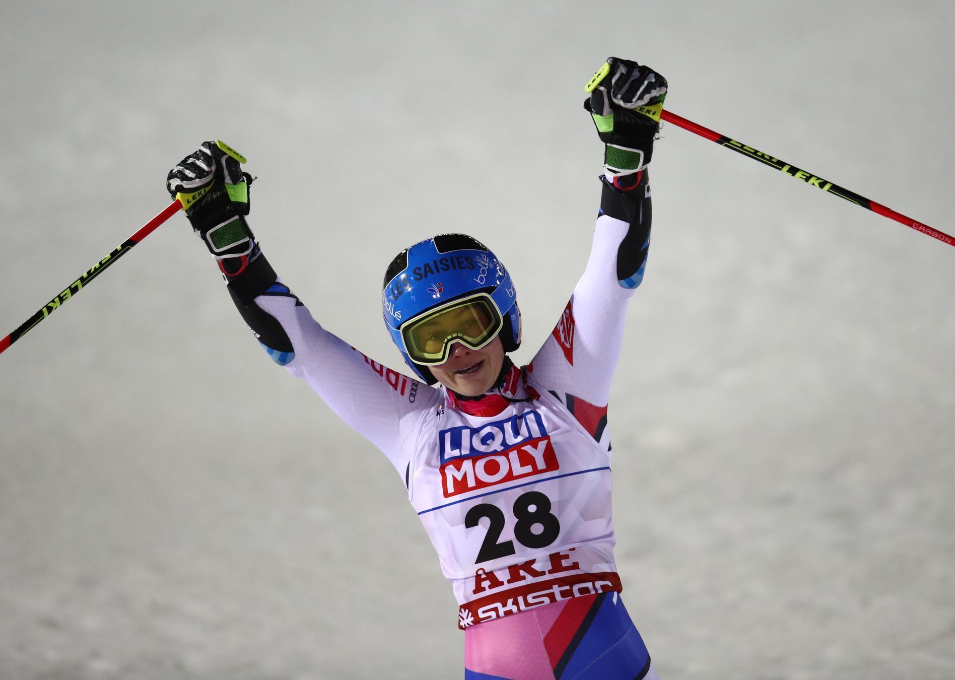 Francouzská slalomářka Clara Dirazová