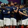 Francouzi slaví gól ve čtvrtfinále MS 2022 Anglie - Francie
