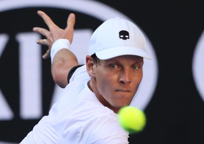 tenis, Australian Open 2019, Tomáš Berdych v utkání 1. kola proti Kylu Edmundovi