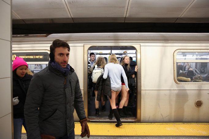 No Pants Subway Ride