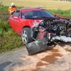 U Rudné se srazilo auto s vlakem