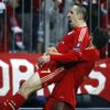 Bayern Mnichov - FC Basilej (Mario Gómez, Franck Ribéry, radost)