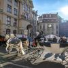 Protest fiakristů v Praze objektivem Richarda Horáka