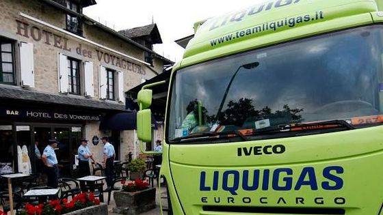 Razie na Tour de France: Policie v hotelu týmu Liquigas