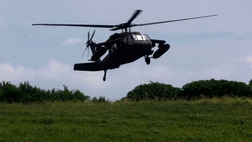 Brazilský Black Hawk se vrací z pátrací mise