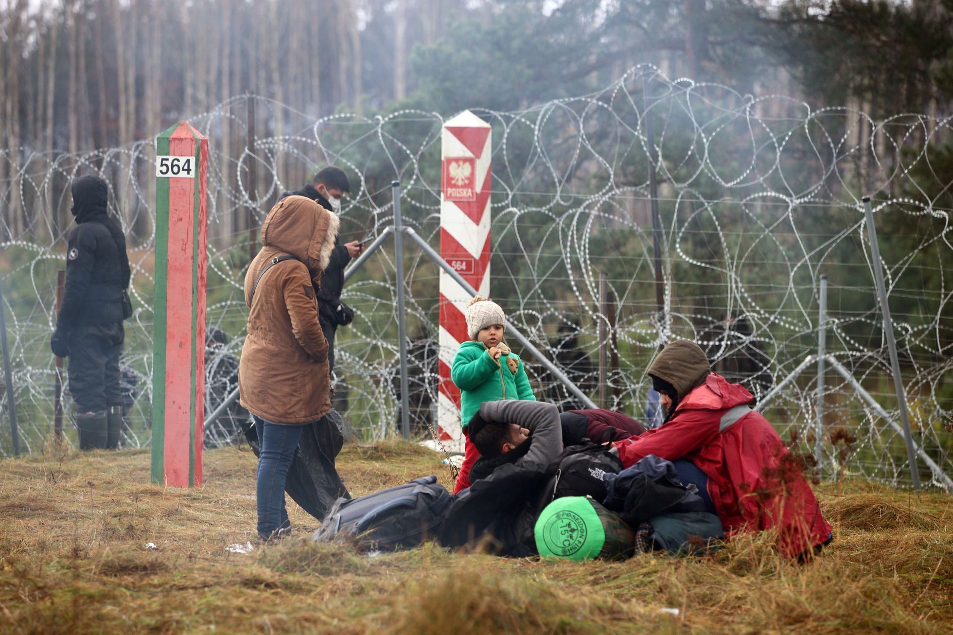 Migranti, bělorusko-polská hranice