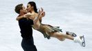 Figure Skating - ISU Grand Prix of Figure Skating - NHK Trophy 2024 - Yoyogi 1st National Gymnasium, Tokyo, Japan - November 9, 2024 Madison Chock and Evan Bates of the U