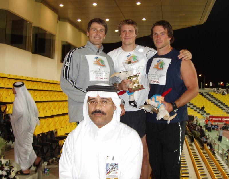 Jan Železný, Andreas Thorkildsen, Eriks Rags