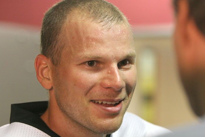 Hokejisté poprvé na tréninku