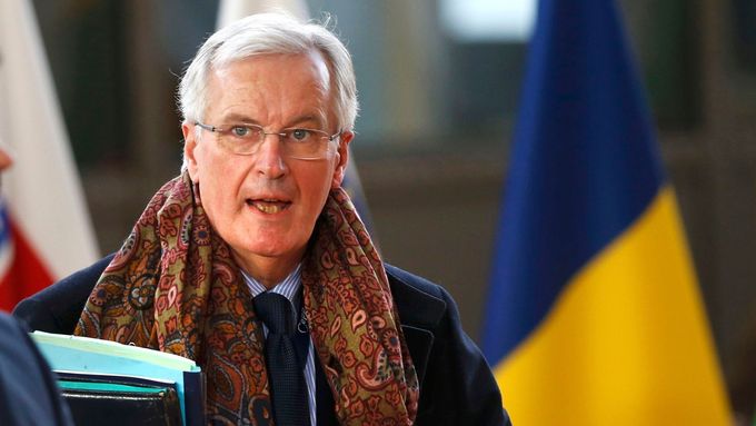Vyjednavač Michel Barnier.