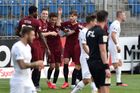 30. kolo fotbalové Fortuna:Ligy 2019/20, Slovácko - Sparta: Sparťané se radují z gólu