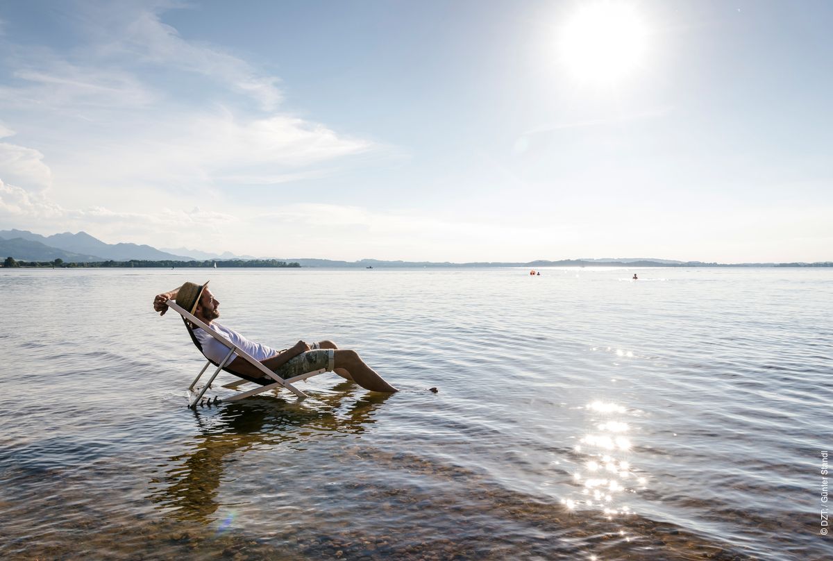 Německo koupání u jezer