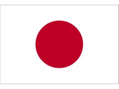 Vlajka Japonska.