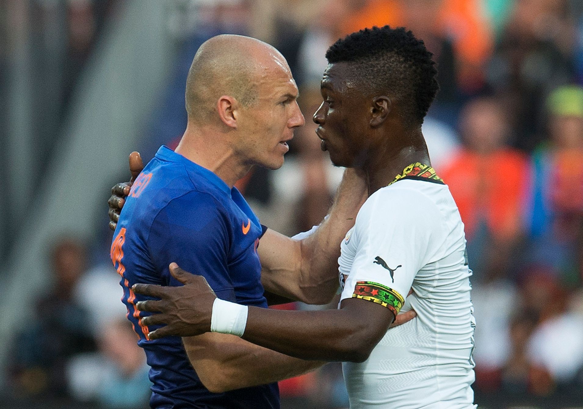 Nizozemsko - Ghana (Robbem, Sumaila)