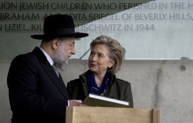 Clintonová USA Izrael