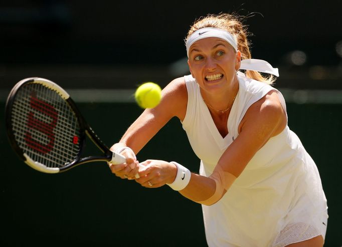 Petra Kvitová ve 2. kole Wimbledonu 2019