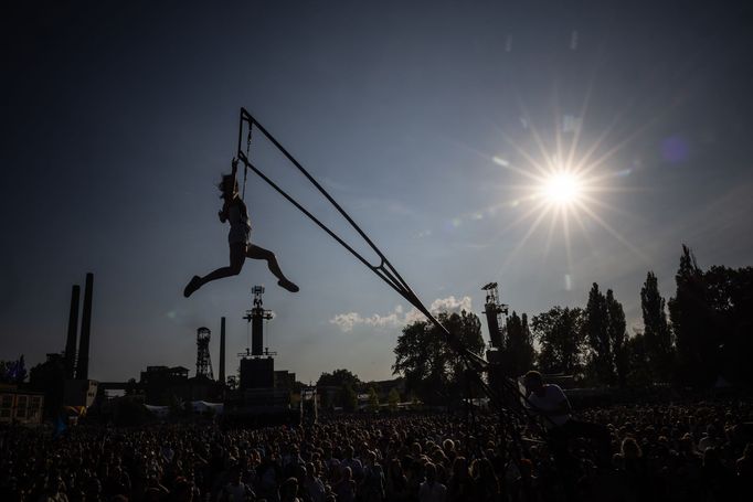 Zahájení hudebního festivalu Colours of Ostrava, 19. července 2023