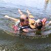 Vodní zachránaři na přehradě Slapy
