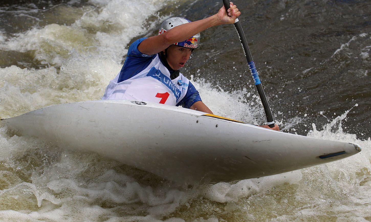 Vodní slalomáři na Světovém poháru 2012 v pražské Troji.