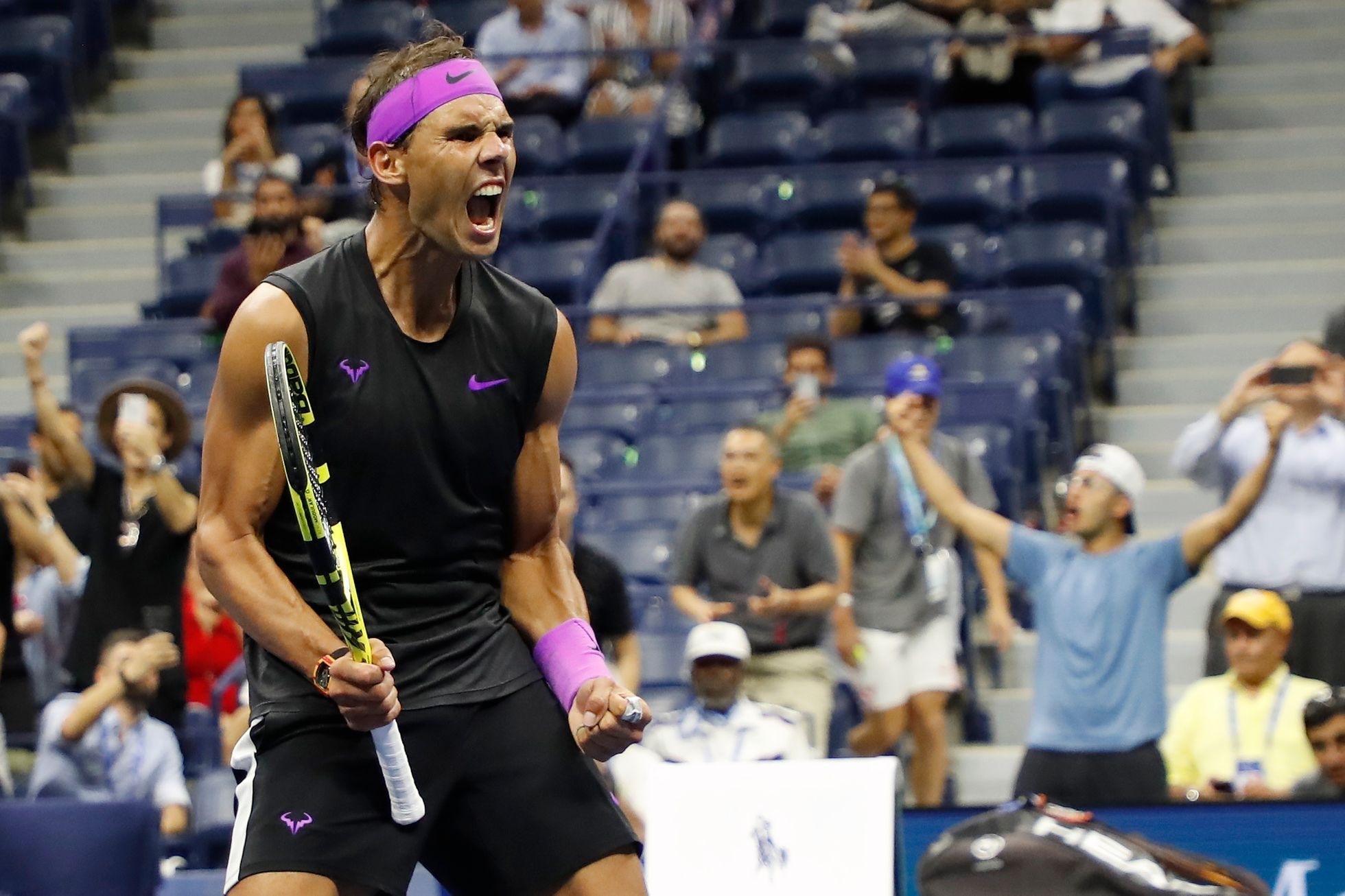 Rafael Nadal ve čtvrtfinále US Open 2019