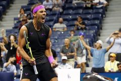 Nadal ve čtvrtfinále US Open nezaváhal, o finále si zahraje i Andreescuová