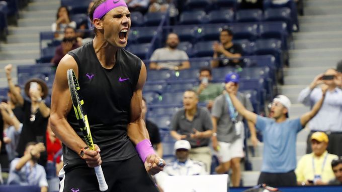 Rafael Nadal ve čtvrtfinále US Open 2019