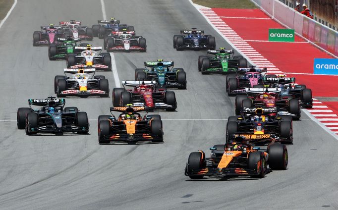 Start VC Španělska F1 2025