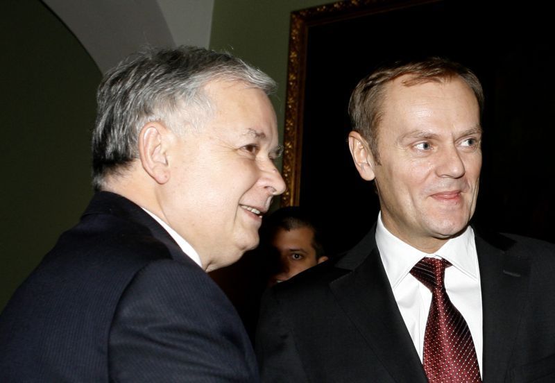 Tusk a Kaczyński