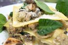 Skvělé houbové lasagne. Objevte kouzla vegetariánské kuchyně
