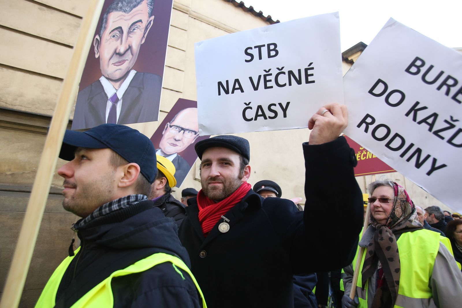 Demonstrace proti EET - Soukromníci a Svobodní