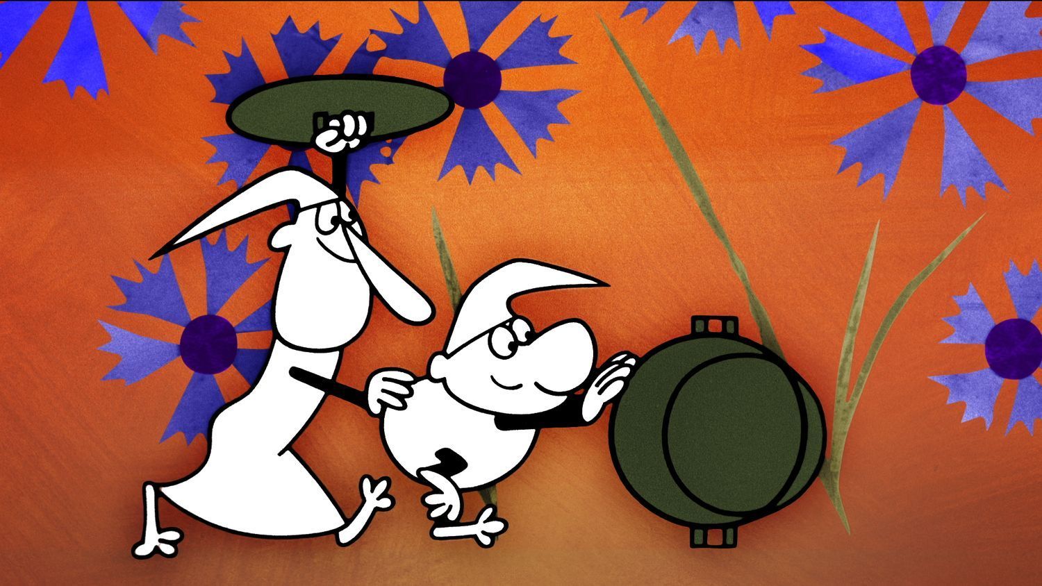 Barevný Křemílek a Vochomůrka