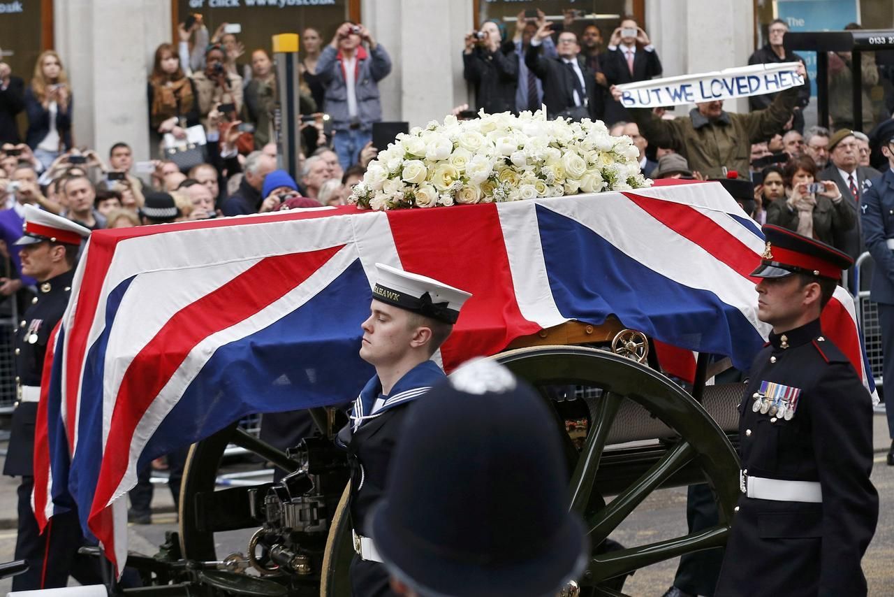 Fotogalerie: Pohřeb Margaret Thatcherové / Lafeta