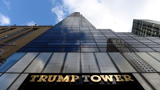 Trump Tower na Manhattanu v New Yorku.