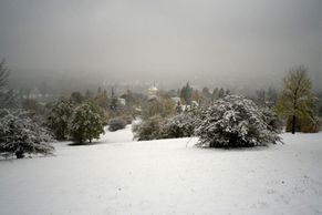 Vaše snímky: První letošní sníh dorazil nečekaně brzy