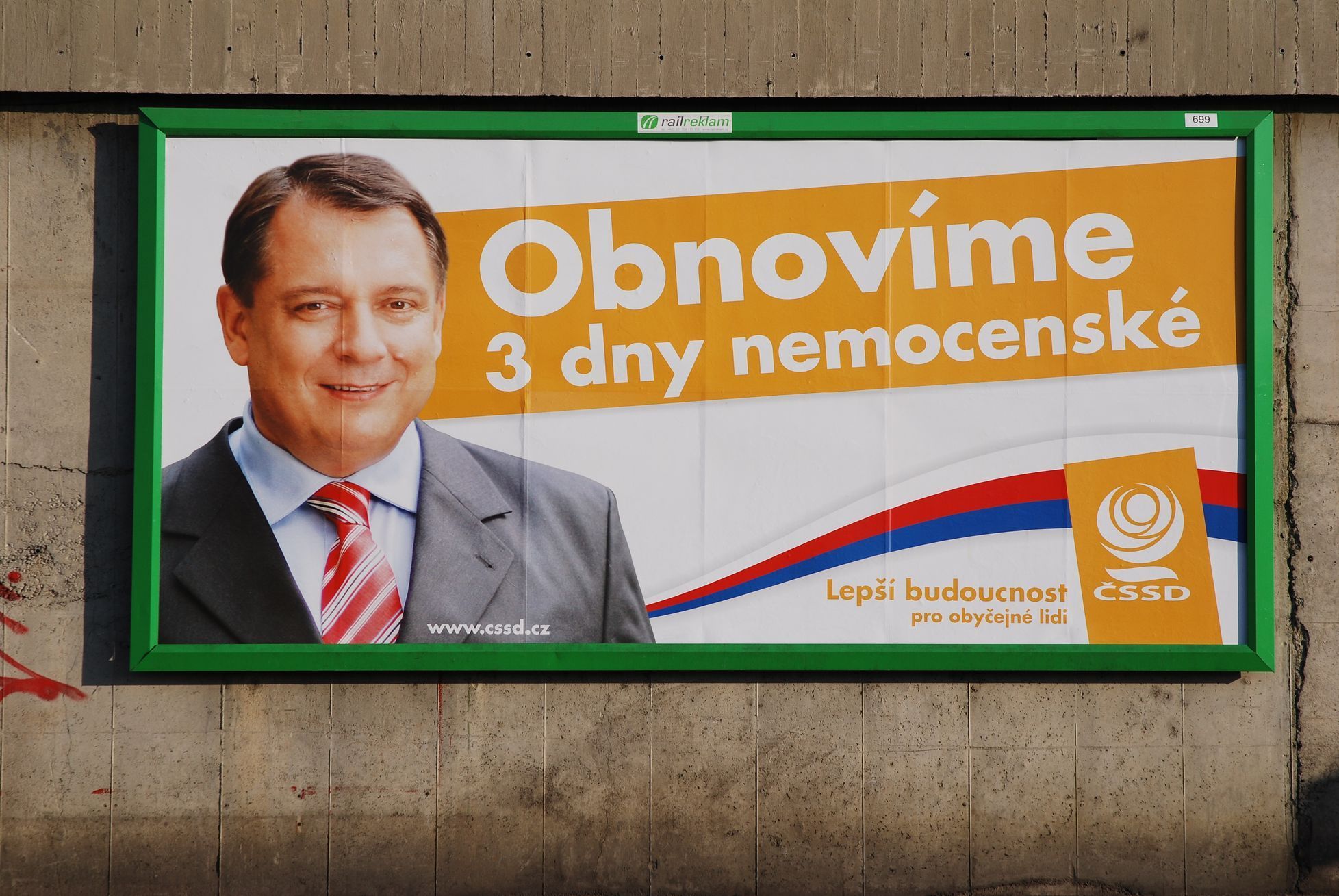 Paroubek billboard