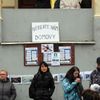 Demonstrace občanů Horního Jiřetína