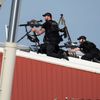 policejní sniper předvolební mítink Trump