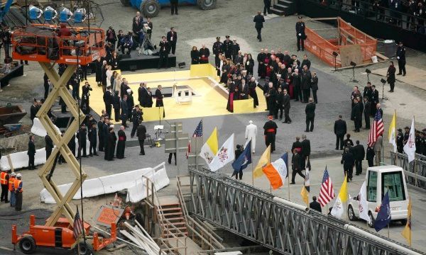 Papež na Ground Zero