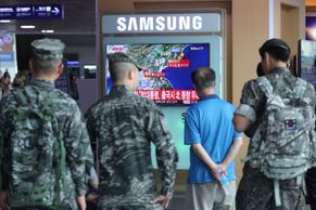 Foto: KLDR znovu testovala jadernou bombu, Jižní Korea je v pohotovosti