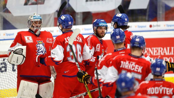 Radost českých hokejistů
