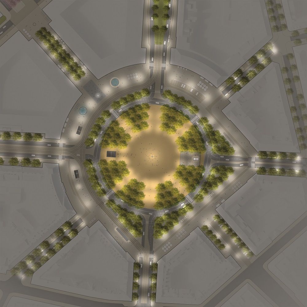 Vizualizace Vítězného náměstí