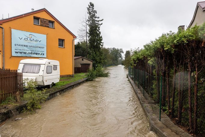 Povodně v Polance nad Odrou 2024.