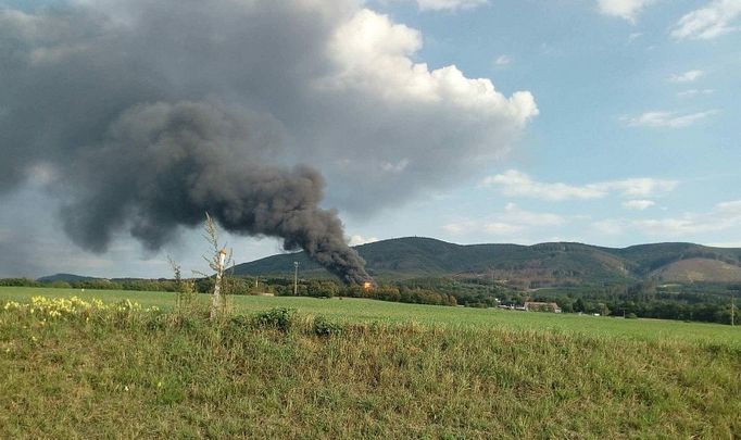 Požár v Loukově